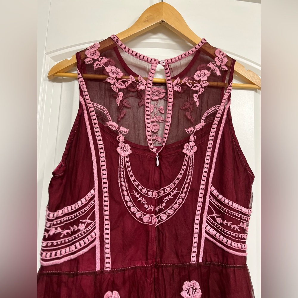 DYED BHLDN x Anthro Anissa White Silk Dress - Picture 4 of 9